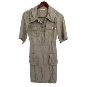 Calvin Klein Button-Up Utility Dress size 2